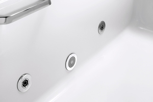 Vasca da Bagno Turca Relax per Una Persona, Mini Vasche da Bagno per Interni, Vasca Rettangolare Autoportante in Acrilico per il Bagno - Product Image 5