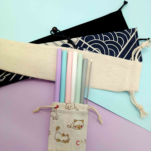 Muestra gratuita de pajita de silicona plegable, respetuosa con el medio ambiente y de grado alimenticio, apta para beber en niños - Product Image 6