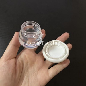 Baume à lèvres en forme <span class=keywords><strong>de</strong></span> champignon blanc <span class=keywords><strong>de</strong></span> luxe ISMAN 10g, <span class=keywords><strong>pot</strong></span> mignon pour crème, emballage cosmétique en plastique PS, vente en gros, marque privée - Product Image 5