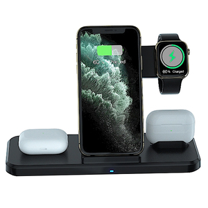 Vente chaude 15W charge <span class=keywords><strong>rapide</strong></span> 3-en-1 <span class=keywords><strong>chargeur</strong></span> sans fil certifié <span class=keywords><strong>chargeur</strong></span> <span class=keywords><strong>de</strong></span> <span class=keywords><strong>téléphone</strong></span> universel 15W 3-en-1 support adaptateur <span class=keywords><strong>rapide</strong></span> - Product Image 1