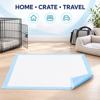 Tapis d'apprentissage jetables pour chiens Pet Pad Factory avec revêtement gaufré, noyau absorbant les liquides et barrière imperméable pour l'entraînement en intérieur