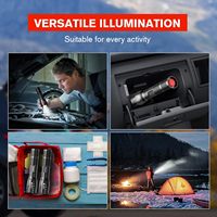 Lampe Torche LED Zoom Nitecore Zoomable pour Chasse Camping Randonnée Course Lampe de Poche Stylo Lampe Jade