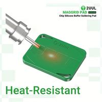 2UUL BH15 MagGrid Pad, tampon universel en silicone à forte adhérence pour pâte à souder de puces et outil de placement de pochoirs BGA