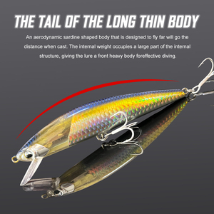 Leurre Artificiel Flottant 38g Crazy Scales Minnow pour Pêche en Mer et en Eau Douce - Accessoires de Pêche - Product Image 4