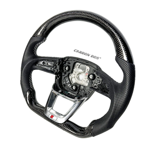 Volant en fibre de carbone Alcantara directement de l'usine pour <span class=keywords><strong>Audi</strong></span> <span class=keywords><strong>RS4</strong></span> A4 B8.5 TT 8J A4 B6 4F S8 D4 S4 B8.5 RS3 8V A6 C6 4F TT <span class=keywords><strong>MK1</strong></span> - Product Image 4