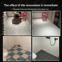 Peinture époxy liquide pour carrelage, revêtement pour murs intérieurs et extérieurs, sols, marbre, cuisine, boiseries, salle de bain, changement de couleur, rénovation