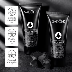 Bán chạy nhất sadoer 60g than tre loại bỏ mụn đầu đen làm mềm Keratin Mặt nạ Mặt nạ làm sạch sâu Mặt Nạ Đen - Product Image 3