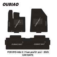 Pour BYD Atto 2 Yuan Pro/S1pro 2025 Pro, accessoires intérieurs de voiture, tapis de sol de voiture en PVC imperméable, tapis de sol 2D, tapis de sol durable