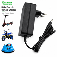 Chargeur de batterie au plomb 12V 1.5A pour voiture électrique enfant, prise DC 5.5mm, alimentation US/EU pour voiture tamponneuse électrique et trottinette
