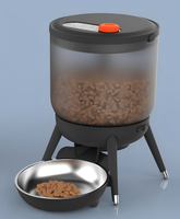 Distributeur automatique de nourriture pour animaux de compagnie intelligent USMILEPET avec caméra, 3L, WiFi, distribution programmée pour chiens et chats de petite taille, utilisation intérieure à domicile