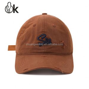 หมวกแก๊ปแฟชั่น OEM ลดราคาพิเศษ สำหรับทุกเพศทุกวัย หมวกเบสบอลผ้าฝ้ายทรงแซนวิช หมวกเบสบอล 6 แผง ผ้าฝ้าย พร้อมโลโก้ - Product Image 2