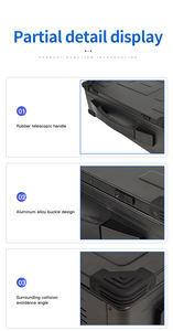 3U บางเฉียบ15.6นิ้วการค้นหาและออกอากาศแบบพกพาเซิร์ฟเวอร์ควบคุมอุตสาหกรรมที่ปรับปรุงแชสซีแล็ปท็อป - Product Image 4