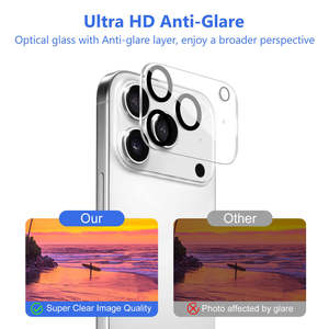 Protector de Lente de Cámara HD Antirrayas Completo de Cristal Templado para iPhone 17 Air 16 15 13 Pro Max - Product Image 2