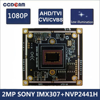 Module de caméra CCTV 1080P AHD/TVI/CVI/CVBS 4 en 1, carte de caméra 2MP NVP2441+ IMX307