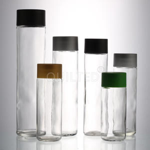 Bouteilles de boisson en verre <span class=keywords><strong>Voss</strong></span> personnalisées et économiques de 250 ml, 350 ml, 400 ml, 500 ml, 750 ml, 800 ml avec bouchon à vis, logo personnalisé, emballage vide - Product Image 2