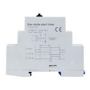สวิตช์ตั้งเวลาแบบดิจิตอล DHC19-Y เครื่องวัดแผงดิจิตอล ตัวตั้งเวลาสตาร์ทแบบสตาร์ดีลต้า - Product Image 3