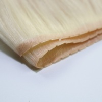 Extensions de cheveux Remy double trame qualité salon, mèches papillon blondes, sans nœuds, sans perte de cheveux
