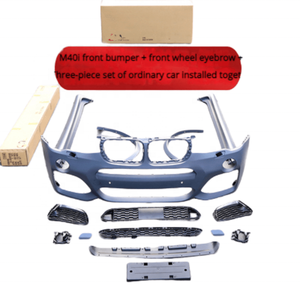 Para 14-16 <span class=keywords><strong>BMW</strong></span> X3X4 F25 F26 modificado M40i MT gran entorno deportivo parachoques delantero parachoques trasero Kit OE/51117389896/51117389898 - Product Image 2