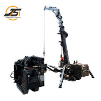 Atelier de toit de voiture télécommande intérieure grue de haute altitude télescopique en porte-à-faux automotrice