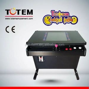 Máquina de juegos Arcade, receptor de monedas, token, <span class=keywords><strong>juego</strong></span> de <span class=keywords><strong>mesa</strong></span> de cóctel interior de madera con 60 juegos en 1 - Product Image 3