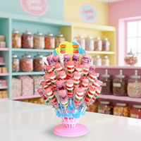 Fresh Water Fruity Sugar Gummy Candy Support OEM Standard 18-gram Ball-shaped Multi-Colored Sweet Candies 8 Pieces (Classic