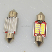 Éclairage intérieur automobile, accessoires d'éclairage de voiture, 10-16V 31MM 10SMD 4014 Festoon 10LED C5W, lampe de lecture intérieure LED pour voiture