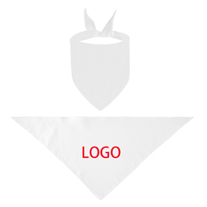 Factory Price Sublimation <b>Printed</b> Solid Color Custom Logo Pet Kerchief Dog scarves Triangle Bib Dog Bandana - Product Image 5