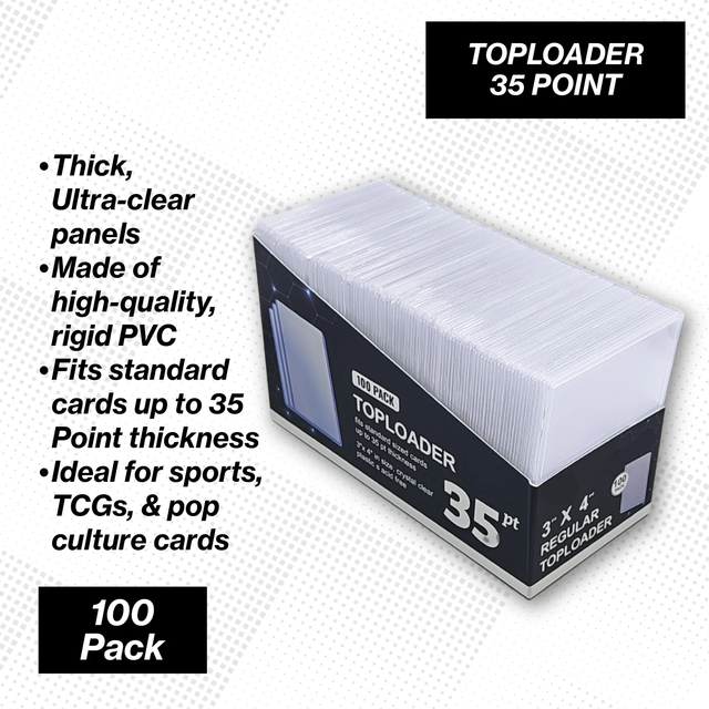 Durable PVC Business Card Protector Top Loader Case