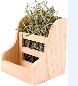 Mangeoire pour graines de maïs, distributeur de céréales en bois, support en bois, se fixe à l'arrière, pour lapin, cochon d'inde Chinchilla - Product Image 1