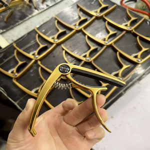 CNC Custom Machining Service High-Quality Guitar Accessories Metal Capo Universal Alloy Folk Guitar Tuning Capo - Product Image 3