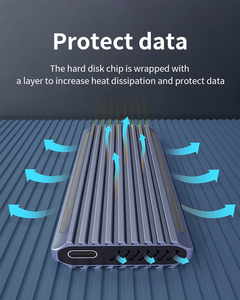 ฮาร์ดดิสก์ภายนอก512GB <span class=keywords><strong>1TB</strong></span> 3TB 4TB ฮาร์ดดิสก์อะลูมิเนียม SATA III 6-10กิกะไบต์/วินาที HDD HD HD สำหรับเดสก์ท็อป - Product Image 2