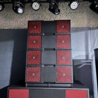 Système de sonorisation professionnel avec deux caissons de basses de 12 pouces, amplificateur de puissance, équipement de sonorisation de scène professionnelle