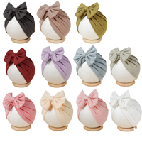 Accessoire pour cheveux bébé, nœud papillon, tissage jacquard polyester/coton, circonférence de tête 48-50 cm