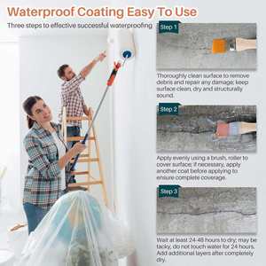 Invisible Waterproof Agent Polyurethane Transparent Waterproof Coating Eco-Friendly High Strength Roof Repair Walls Windows - Product Image 6