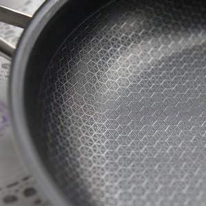 Eco-friendly Induction Cooker <strong>Peter</strong> <strong>Cook</strong> Pan 304 Stainless Steel Honeycomb Frying Pan Kitchen Item Hybrid Ceramic Cooking Pot - Product Image 5