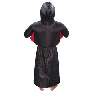 Meshin Christmas Cartoon Doll Dress up As a Skull Party Demon <b>Inflatable</b> Plush Material Adult Size Unisex <b>Costume</b> - Product Image 3