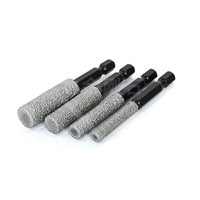 Foret diamanté à tige hexagonale CSD de 18 mm, longueur 66 mm, pour percer les carreaux de céramique et la pierre, modèle 074