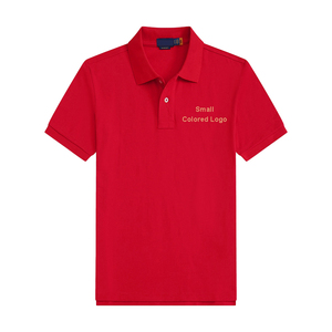 เสื้อโปโลผู้ชา<span class=keywords><strong>ย</strong></span> Junran ผ้าฝ้า<span class=keywords><strong>ย</strong></span>แท้ ลา<span class=keywords><strong>ย</strong></span>ม้าเล็กของ Paul สีพื้น ปักลาย แขนสั้น เสื้อยืดโปโล เสื้อยืดกอล์ฟ # RL-040 - Product Image 5