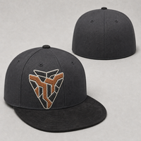 Cappello da Baseball Strutturato a 6 Pannelli Stile 59 con Etichetta Personalizzata, Streetwear Urbano Gotico con Ricamo 3D e Visiera Curva