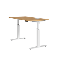 Bureau de luxe Bureau exécutif électrique moderne Bureaux debout réglables en hauteur Bureau réglable en forme de L avec rangement