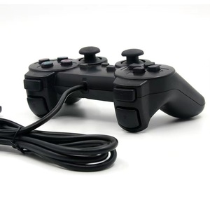 Mando de Juego con Cable para PS2 Slim, PS2 Fat, PS1, Doble Vibración, Doble Motor, Botones con Diseño de Copo de Nieve, Transparente y Colorido - Product Image 6