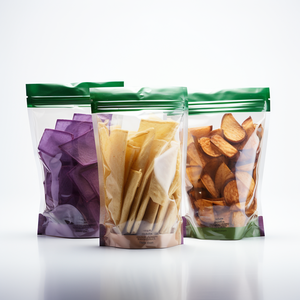 ถุงกระดาษคราฟท์ซิปล็อคอลูมิเนียมฟอยล์หน้าต่างแบบเคลือบด้าน3กก. ถุงอาหารตั้งเปิดปิดได้ - Product Image 6