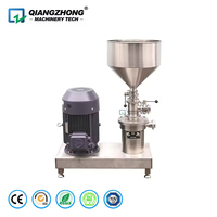 Mélangeur en ligne QIANGZHONG en acier inoxydable pour poudres et liquides avec trémie, mélangeur à cisaillement élevé pour la transformation laitière, des jus et du lait
