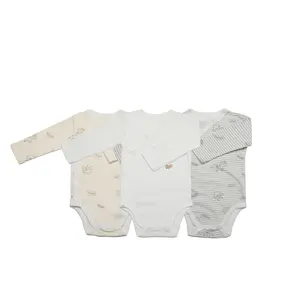% 100% pamuk bebek erkek giysileri 12 ay ucuz bebek bodysuit beyaz