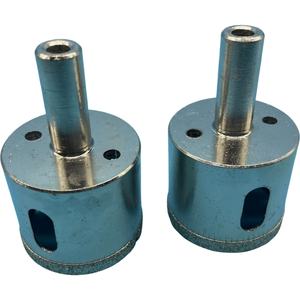 Lot de forets en corindon personnalisés avec boîte en plastique, foret à verre, ouvre-trou pour verre de 6 mm, foret diamanté de 60 mm, vente en gros - Product Image 1