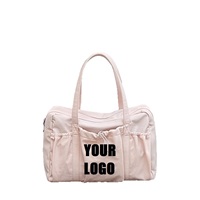 Sac à main en nylon personnalisé avec logo 2027, sac de sport, sac de danse, nouveau sac fourre-tout minimaliste décontracté Macaron, sac à bandoulière pour étudiante