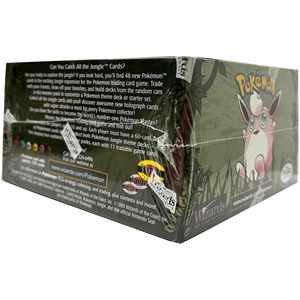 Boîte de boosters de cartes à collectionner <span class=keywords><strong>Pokémon</strong></span> Jungle Foil, cartes <span class=keywords><strong>Pokémon</strong></span> 1999 <span class=keywords><strong>1ère</strong></span> <span class=keywords><strong>édition</strong></span>, paquets de boosters vintage, cartes <span class=keywords><strong>Pokémon</strong></span> en vrac, coffret cadeau - Product Image 6