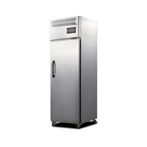 Frigorífico para uso comercial da indústria do hotel, refrigerador simples da porta, 1 congelar da porta, resfriador de aço inoxidável