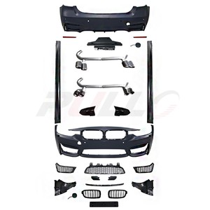 Kit de carrocería de parachoques de coche de alta calidad para <span class=keywords><strong>BMW3</strong></span> F30 2005-2008 actualización a F30 M3 BodyKit con montaje de parachoques trasero delantero tubo de escape - Product Image 2