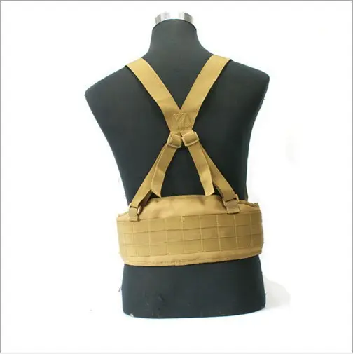 Outdoor Tactical Waist Set Wear resistant detachable Hunting Belt MOLLE Camouflage Oxford Cloth Waterproof CS training Belt